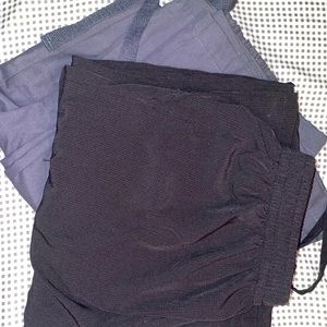 S/M scrub bottoms one black and one gray